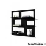 Biblioteczka 90x19x90cm D2 Libra 3 czarna w sklepie internetowym SuperWnetrze.pl