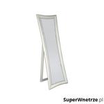 Lustro stojące 54x170cm D2 Elegance białe/przecierane w sklepie internetowym SuperWnetrze.pl