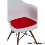 Poduszka na krzesło Arm Chair czerwona w sklepie internetowym SuperWnetrze.pl