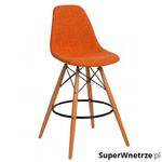 Krzesło barowe 46x54x105cm D2 P016W Duo pomarańczowo-szare w sklepie internetowym SuperWnetrze.pl