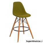 Krzesło barowe 46x54x105cm D2 P016W Duo zielono-szare w sklepie internetowym SuperWnetrze.pl