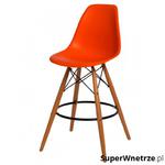 Krzesło barowe 46x54x105cm D2 P016W PP pomarańczowe w sklepie internetowym SuperWnetrze.pl