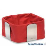 Bawełniany wkład do koszyka na pieczywo 25,5 cm Blomus Desa czerwony w sklepie internetowym SuperWnetrze.pl