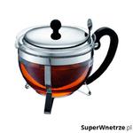 Zaparzacz do herbaty 1,5l Bodum Chambord czarny w sklepie internetowym SuperWnetrze.pl