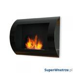 Biokominek dekoracyjny 60x45 cm EcoFire Convex czarny w sklepie internetowym SuperWnetrze.pl