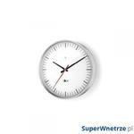 Zegar sterowany radiowo 30 cm Zack Vida biały w sklepie internetowym SuperWnetrze.pl