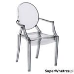 Krzesło Louis Victoria Ghost Royal inspirowane transparentny szary w sklepie internetowym SuperWnetrze.pl