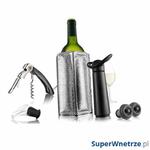 Zestaw do wina Vacu Vin Essentials czarny w sklepie internetowym SuperWnetrze.pl