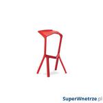 Krzesło/hoker King Bath Miura czerwony w sklepie internetowym SuperWnetrze.pl