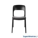 Krzesło Flexi czarne w sklepie internetowym SuperWnetrze.pl