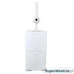 Stojak na papier toaletowy Koziol Toq biały w sklepie internetowym SuperWnetrze.pl