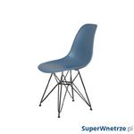 Krzesło DSR King Bath chabrowy niebieski w sklepie internetowym SuperWnetrze.pl