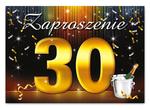 Zaproszenie na 30 urodziny - ZX6802 w sklepie internetowym DodatkiWeselne.pl