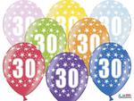 Balony 30cm, 30th Birthday, Metallic Mix (1 op. / 6 szt.) w sklepie internetowym DodatkiWeselne.pl