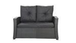 Poduszki na sofę ogrodową rattanową 2-3-osobową: Czarne w sklepie internetowym Setgarden.com