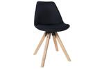 Interior :: Krzesło do jadalni Igloo czarne tkanina 86cm (Z38124) w sklepie internetowym Home Design 