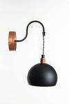 HOME Design Loft :: Kinkiet, lampa ścienna Tester, czarny-miedź, 37 cm (TB289) w sklepie internetowym Home Design 