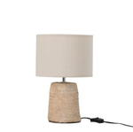 J-LINE :: Lampa stołowa Fine Braid beton bawełna 35x23x23 cm JL85257 w sklepie internetowym Home Design 