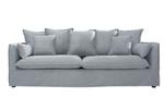 Interior :: Sofa, kanapa Heaven, szara, len, tworzywo, 80x215x100 cm (Z38936) w sklepie internetowym Home Design 