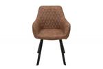 Interior :: Krzesło z podłokietnikami Napoli brązowe 84cm (Z39344) w sklepie internetowym Home Design 