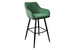 Loft Design :: Krzesło barowe hoker Turin aksamit szmaragdowe 102cm (Z40436) w sklepie internetowym Home Design 