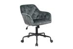 Comfort Design :: Krzesło biurowe obrotowe na kółkach Dutch zielone aksamit 80cm (Z40304) w sklepie internetowym Home Design 