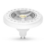 Żarówka AR111 GU10 LED COB, 15W, barwa światła neutralna biała, obudowa w kolorze białym, klosz przezroczysty w sklepie internetowym Incorsklep