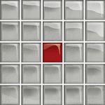 Glass Silver Red Mosaic A New 14,8x14,8 w sklepie internetowym Opocznoplytki.pl