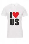 Koszulka biała - znakowanie - I LOVE US w sklepie internetowym Entero.pl