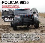 MEGA POLICJA Z MEGAFONEM I RADIEM, MIĘKKIE KOŁA/9935 w sklepie internetowym super-toys.pl