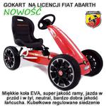 WIELKI LICENCJONOWANY GOKART FIAT ABARTH KOŁA EVA JAKOŚĆ /PB9388A w sklepie internetowym super-toys.pl