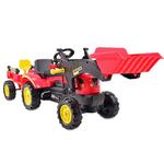 TRAKTOR NA PEDAŁY Z PRZYCZEPĄ I ŁYŻKĄ /TR3005 w sklepie internetowym super-toys.pl