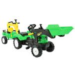 TRAKTOR NA PEDAŁY Z PRZYCZEPĄ, ŁYŻKĄ I KOPARKĄ/ TR3009 w sklepie internetowym super-toys.pl