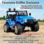 MEGA JEEP DRIFFTER EXCLUSIVE DLA 2 DZIECI, WOLNY START, MEGA KOŁA HP-011 w sklepie internetowym super-toys.pl