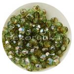 Fire Polish 3mm - koraliki czeskie szlifowane #Z50520 Light Peridot - Celsian w sklepie internetowym Dekorynka