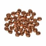 Fire Polish 4mm - koraliki czeskie szlifowane #K0177JT Mat Met Copper w sklepie internetowym Dekorynka