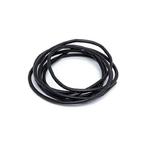 Griffin LEATHER CORD Rzemień skórzany 100% naturalny 2mm 1m - Black w sklepie internetowym Dekorynka