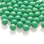 Koraliki szlifowane Fire Polish 8mm 10 szt. #53130 - Green Turquoise w sklepie internetowym Dekorynka