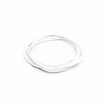 Griffin LEATHER CORD Rzemień skórzany 100% naturalny 1.3mm 1m - White w sklepie internetowym Dekorynka