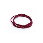 Griffin LEATHER CORD Rzemień skórzany 100% naturalny 2mm 1m - Garnet w sklepie internetowym Dekorynka