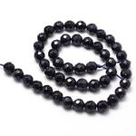 GST07 koraliki Blue Goldstone FASET 6mm 10szt Noc Kairu w sklepie internetowym Dekorynka