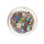 CEK21 CEKINY mix konfetti mix kolorów słoik w sklepie internetowym Dekorynka