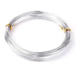 DJ152 Drut jubilerski aluminiowy 1,5mm 10m - srebrny w sklepie internetowym Dekorynka