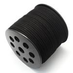 kza75-5m Rzemień zamszowy 3mm- czarny w sklepie internetowym Dekorynka