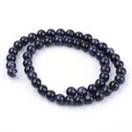 GST14 koraliki Blue Goldstone 4mm 10szt Noc Kairu w sklepie internetowym Dekorynka