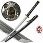 Miecz Katana Ten Ryu Damascus Sword Samurai Battle Tsuba w sklepie internetowym Goods.pl