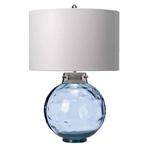 Lampa stołowa Kara niebieskie szkło w sklepie internetowym Sonpol