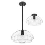 Lampa wisząca Lotus czarna w sklepie internetowym Sonpol