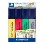 Zestaw zakreślaczy Staedtler Textsurfer excellent - 4 kol. w sklepie internetowym Twojepioro.pl