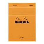 Notes Rhodia Basic Orange & Black Nr13 Orange - linie, blok szyty w sklepie internetowym Twojepioro.pl